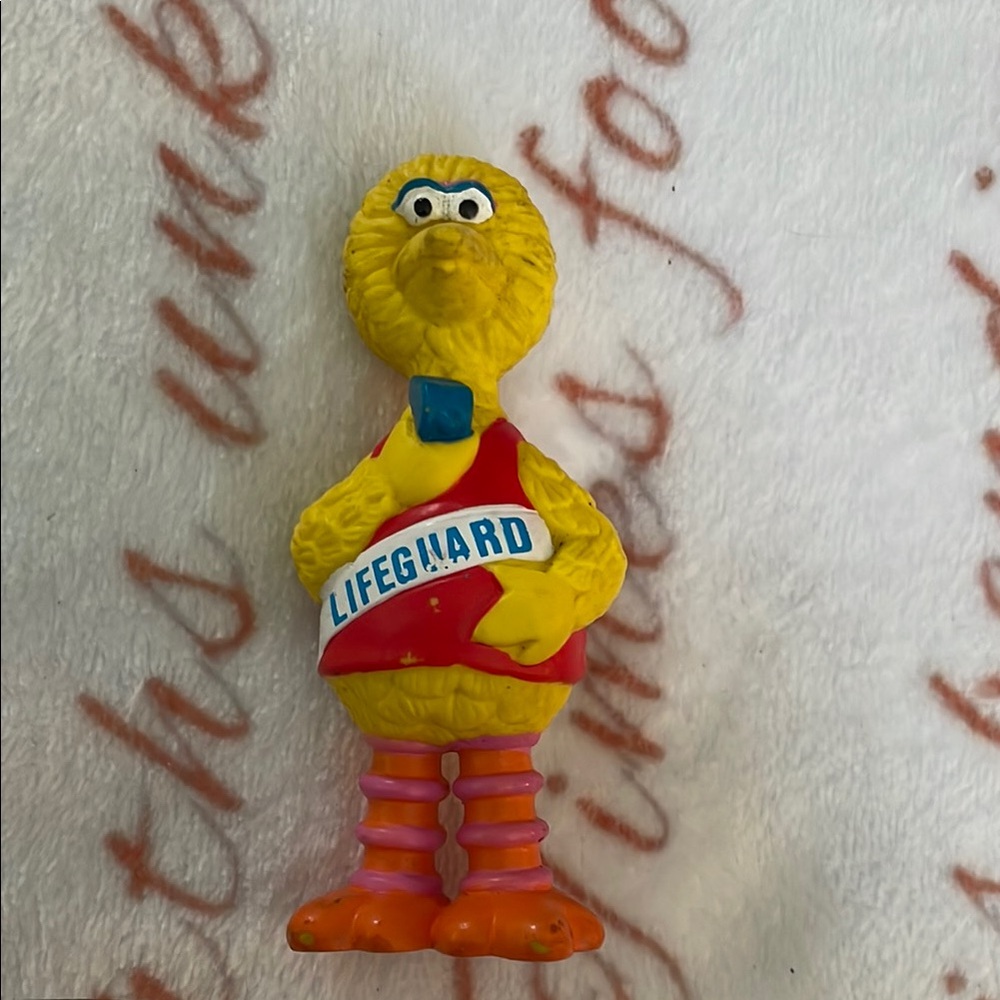 Vintage Sesame Street Big Bird PVC Figure VHTF Rare #8